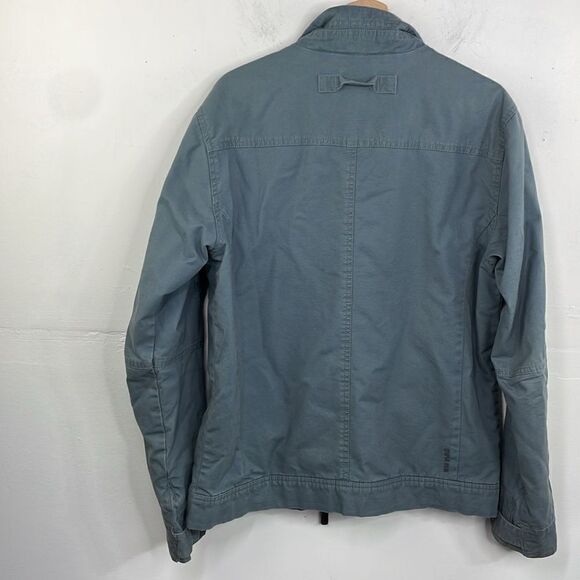 Prana Jacket Men's Small Bronson Quilted Lined Full Zip Blue size Medium - Picture 11 of 15